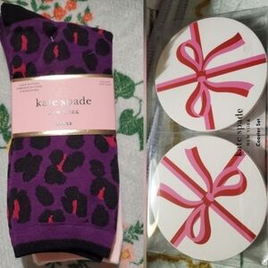 Kate Spade Bundle - Socks and Coasters